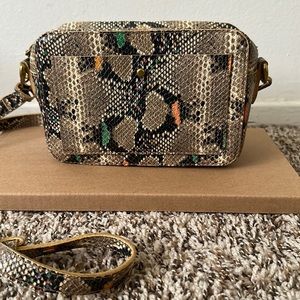 Madewell Transport Camera Bag Snakeskin